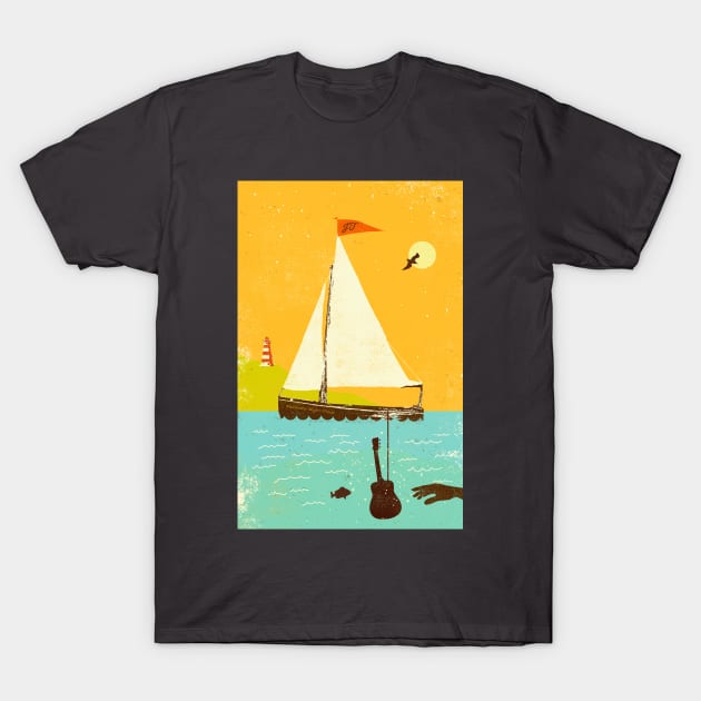 SAILBOAT DREAM T-Shirt by Showdeer